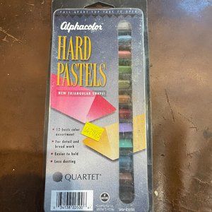 Alphacolor Hard Pastels 12 Basic Color Assortment Set